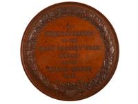 [BUCHANAN, James (1791-1868)]. Bronze Japanese Embassy medal in original presentation box. 1860.