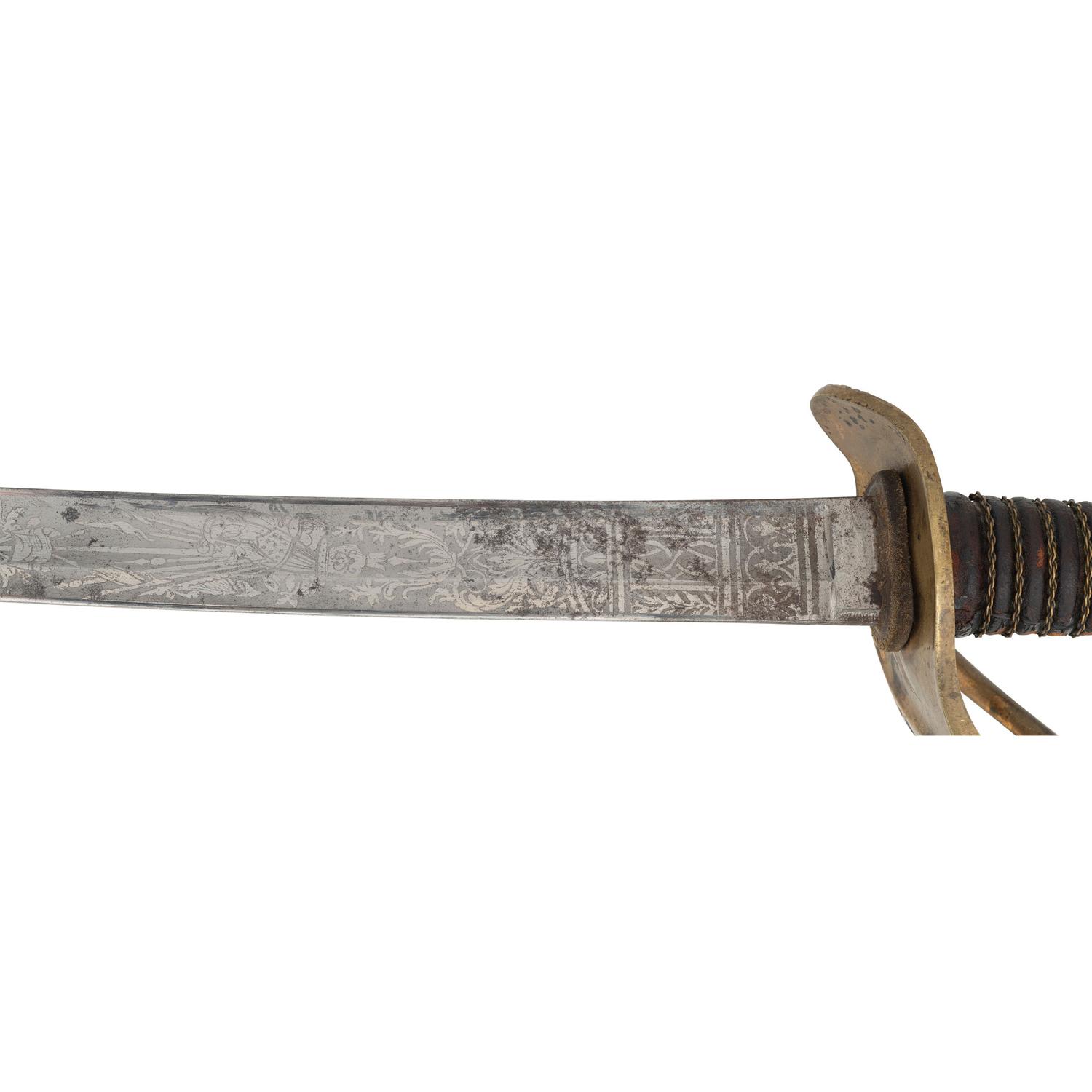 Horstmann Cavalry Officers Saber Presented to Major Eli Murray with Autographed CDV & General Crittenden CDV