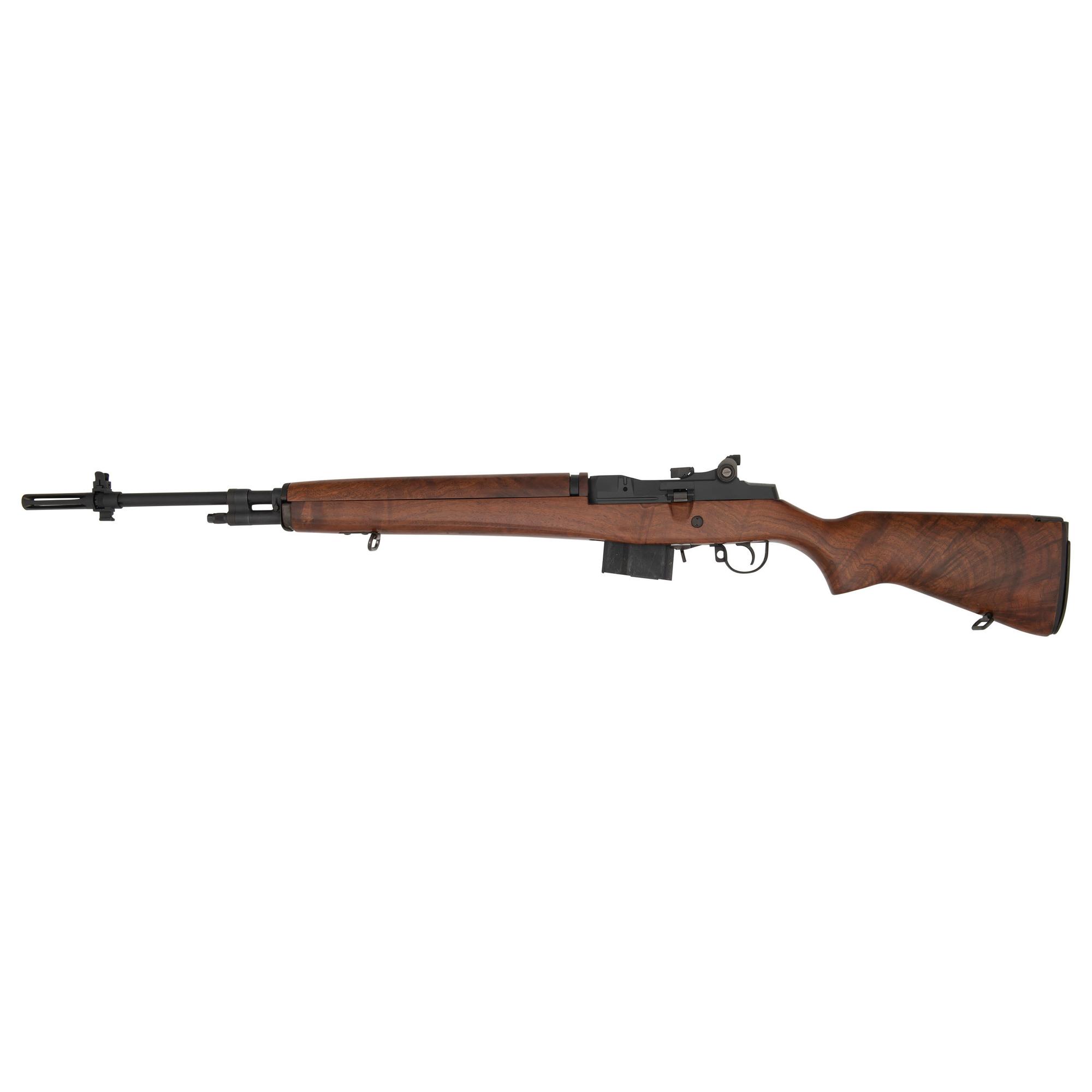 * Springfield Armory M1A National Match with Fancy Burl Wood Stock and Blued Finish