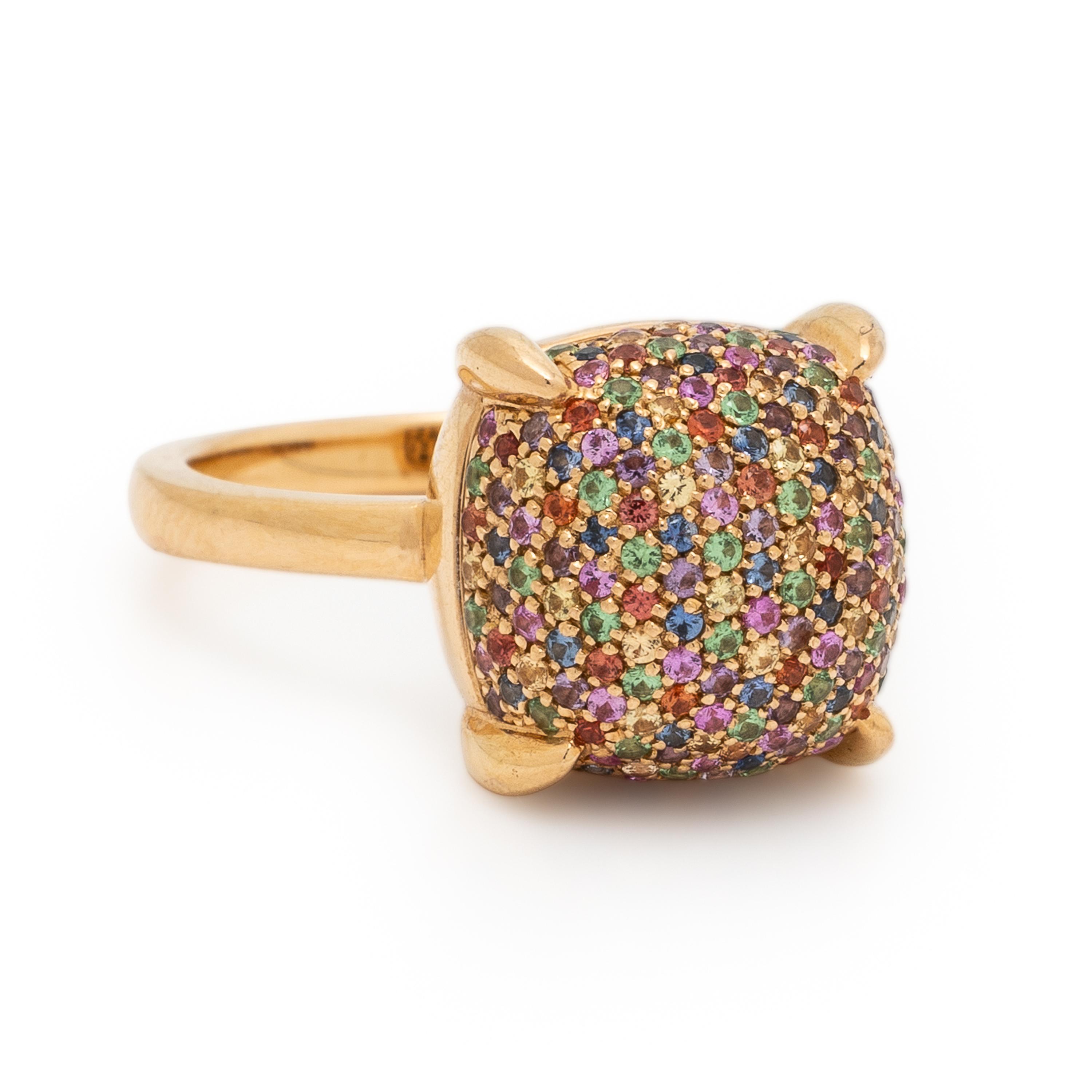 Tiffany & Co., Paloma Picasso, 'Sugar Stack', Multigem and Rose Gold Ring