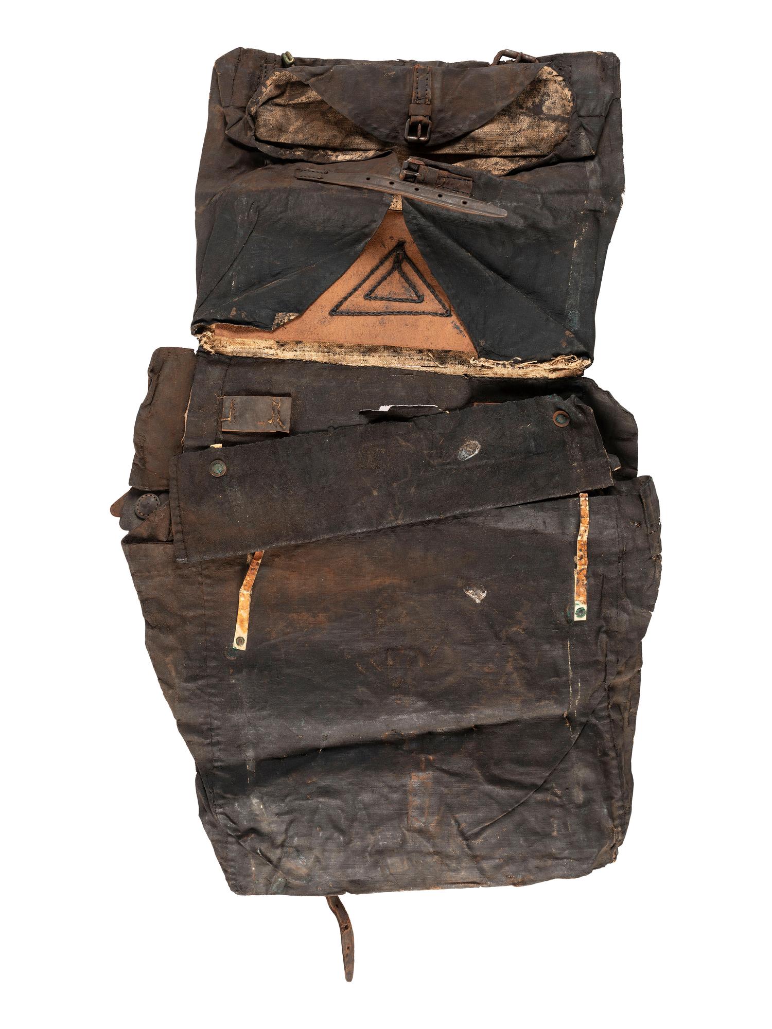 [CIVIL WAR]. Federal issue double bag knapsack.