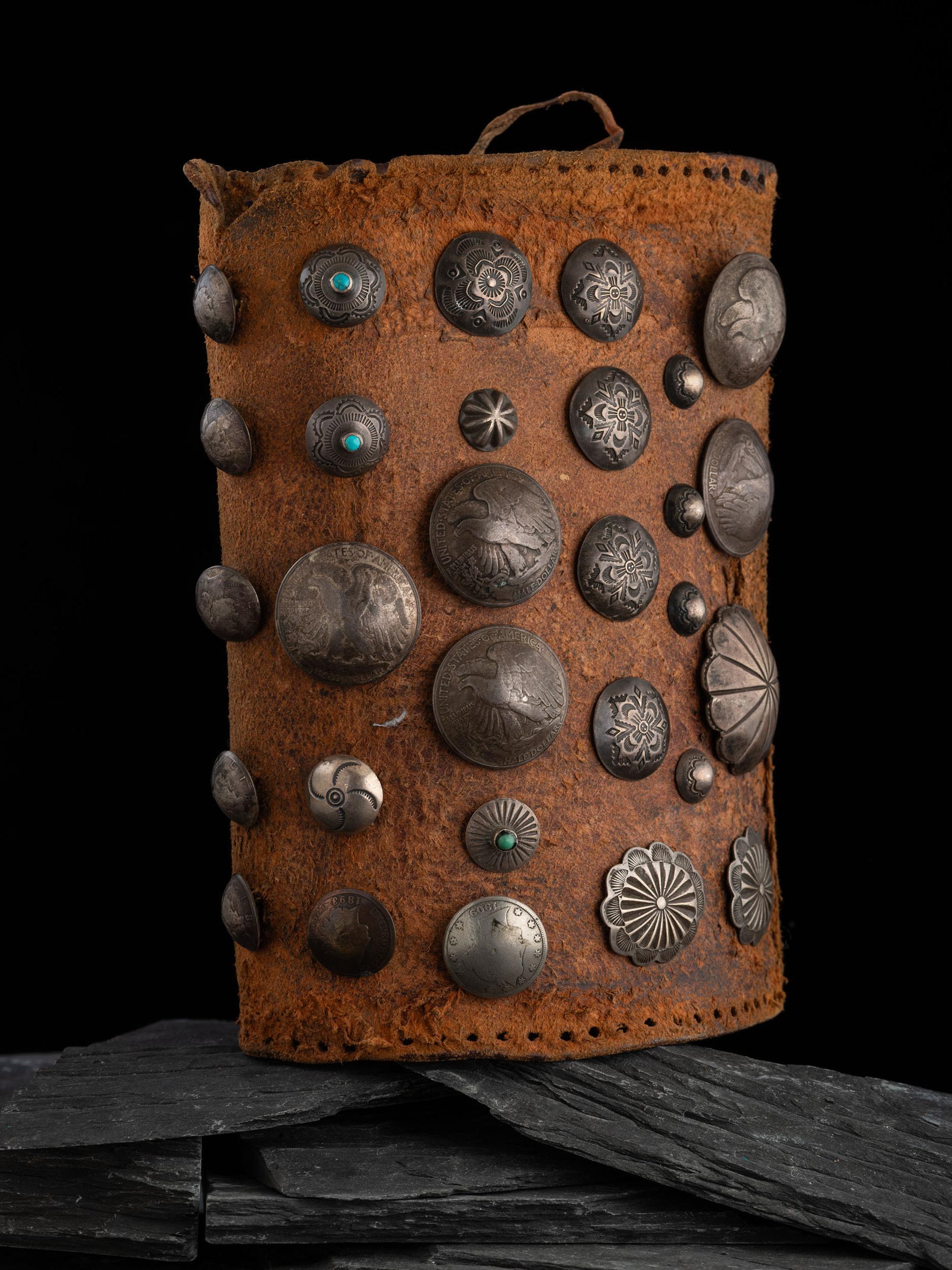 Oversized Display Navajo Ketoh, with Silver Buttons
