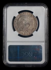 An 1830 Capped Bust 50c Coin (NGC VG Details-Improperly Cleaned)