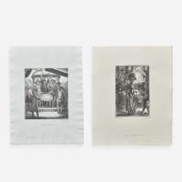 John Sloan (American, 1871-1951) Hold Up on 14th Street; and Of Human Bondage, Chapter CIX (2)