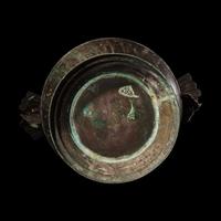 A Large and Unusual Japanese Bronze 'Butterflies' Vase, Meiji/Taisho Period 日本明治/大正時期 銅蝴蝶大瓶