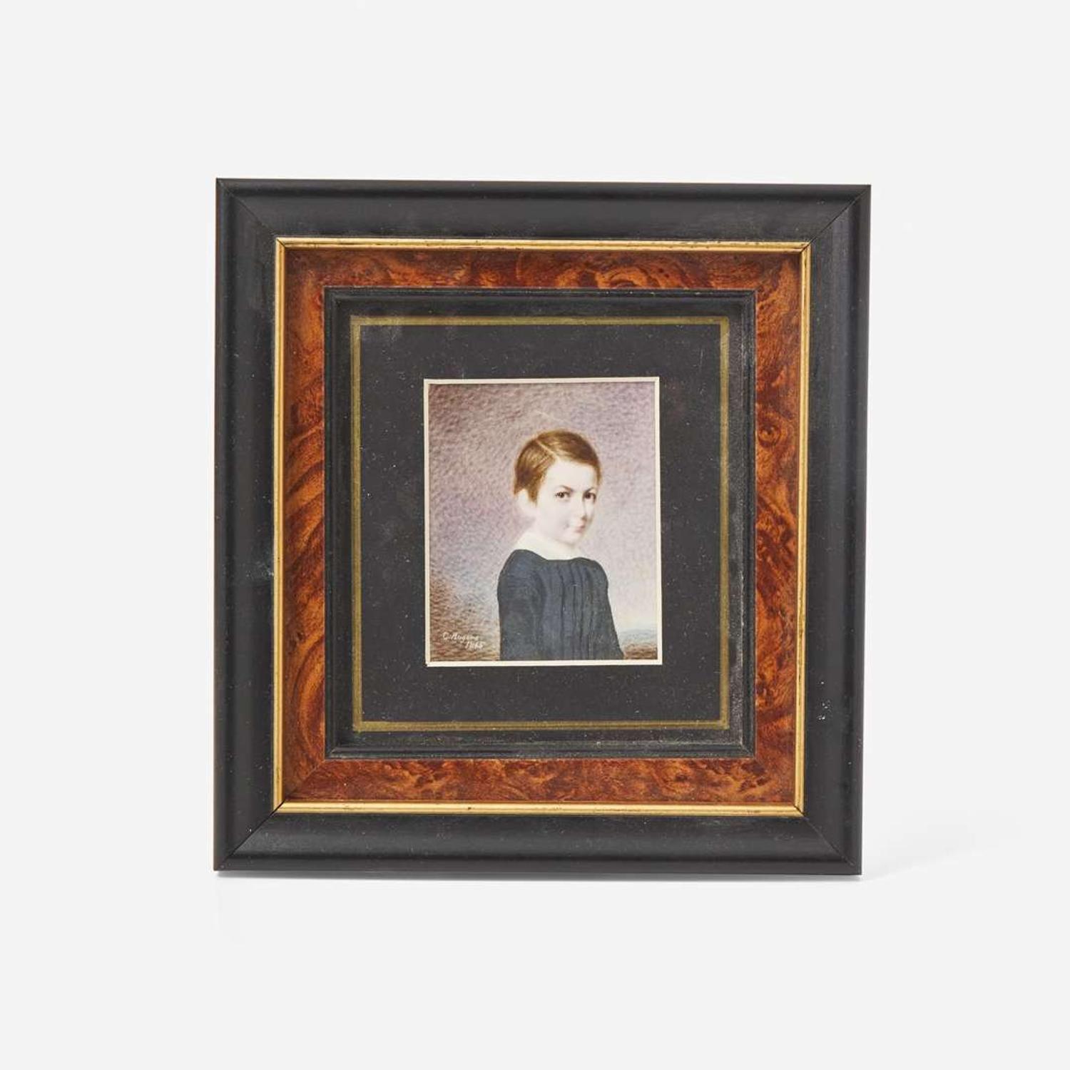 Charles Rogers (Boston, active 1844-1846) Portrait of a Young Boy