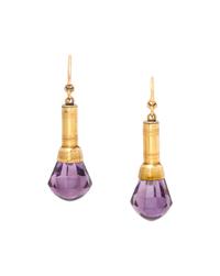 ANTIQUE, AMETHYST EARRINGS