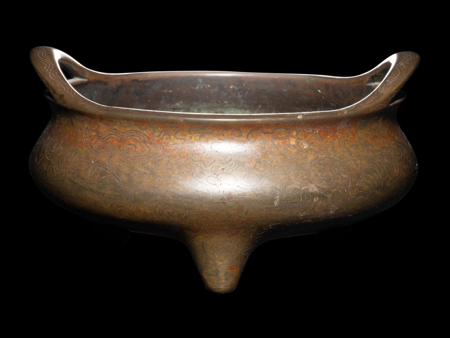 A Chinese Bronze Incense Burner