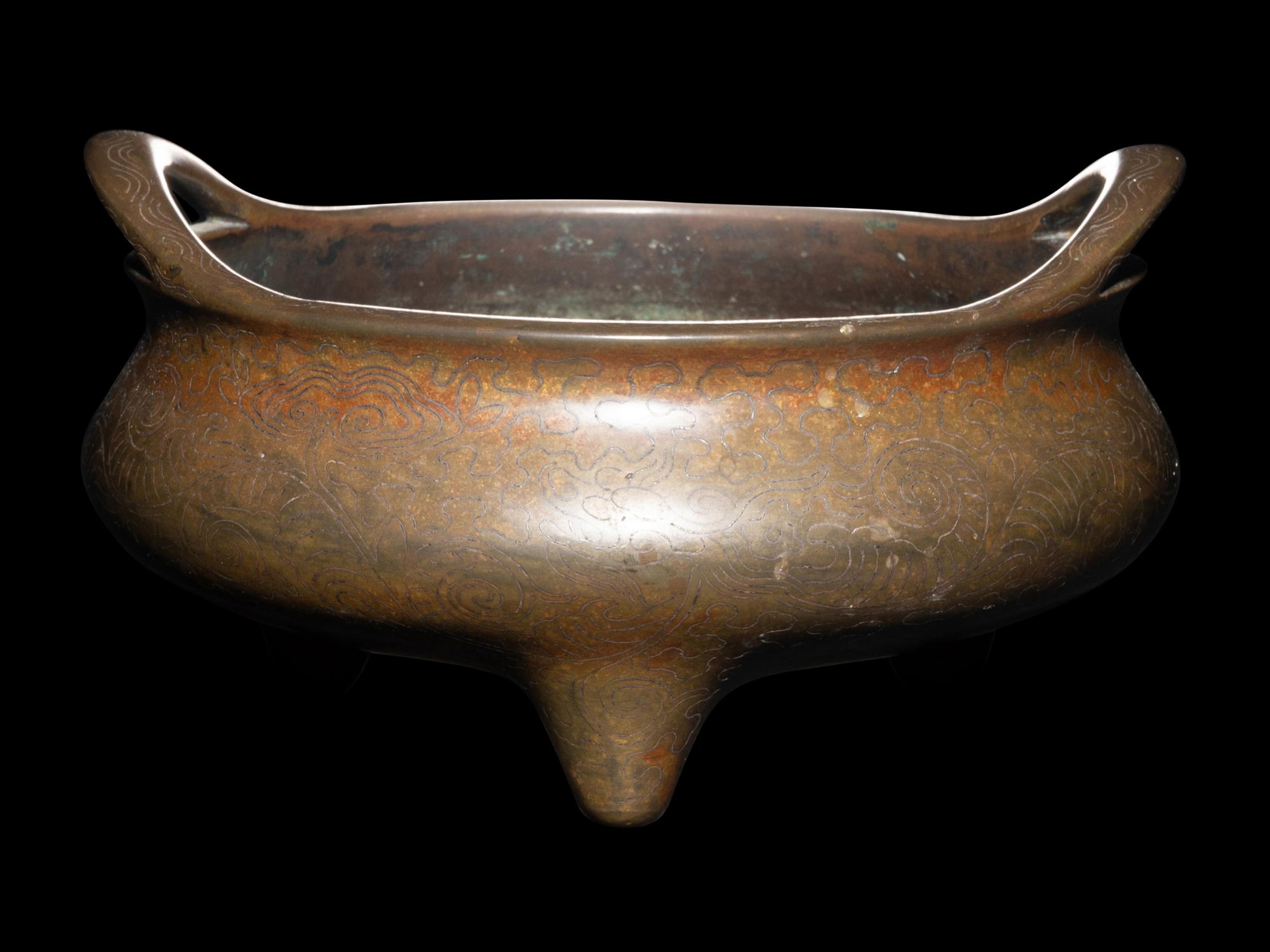 A Chinese Bronze Incense Burner