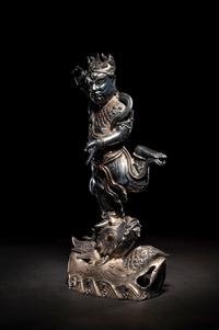 A Silver Figure of Immortal Kuixing