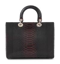 Christian Dior Black Python Medium Lady Dior Bag, 2011