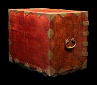 A Burlwood and Hardwood Chest