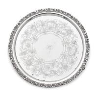 A Classical Silver Salver, Baldwin Gardiner (1791-1868, active 1827-1848), New York, NY, Circa 1835