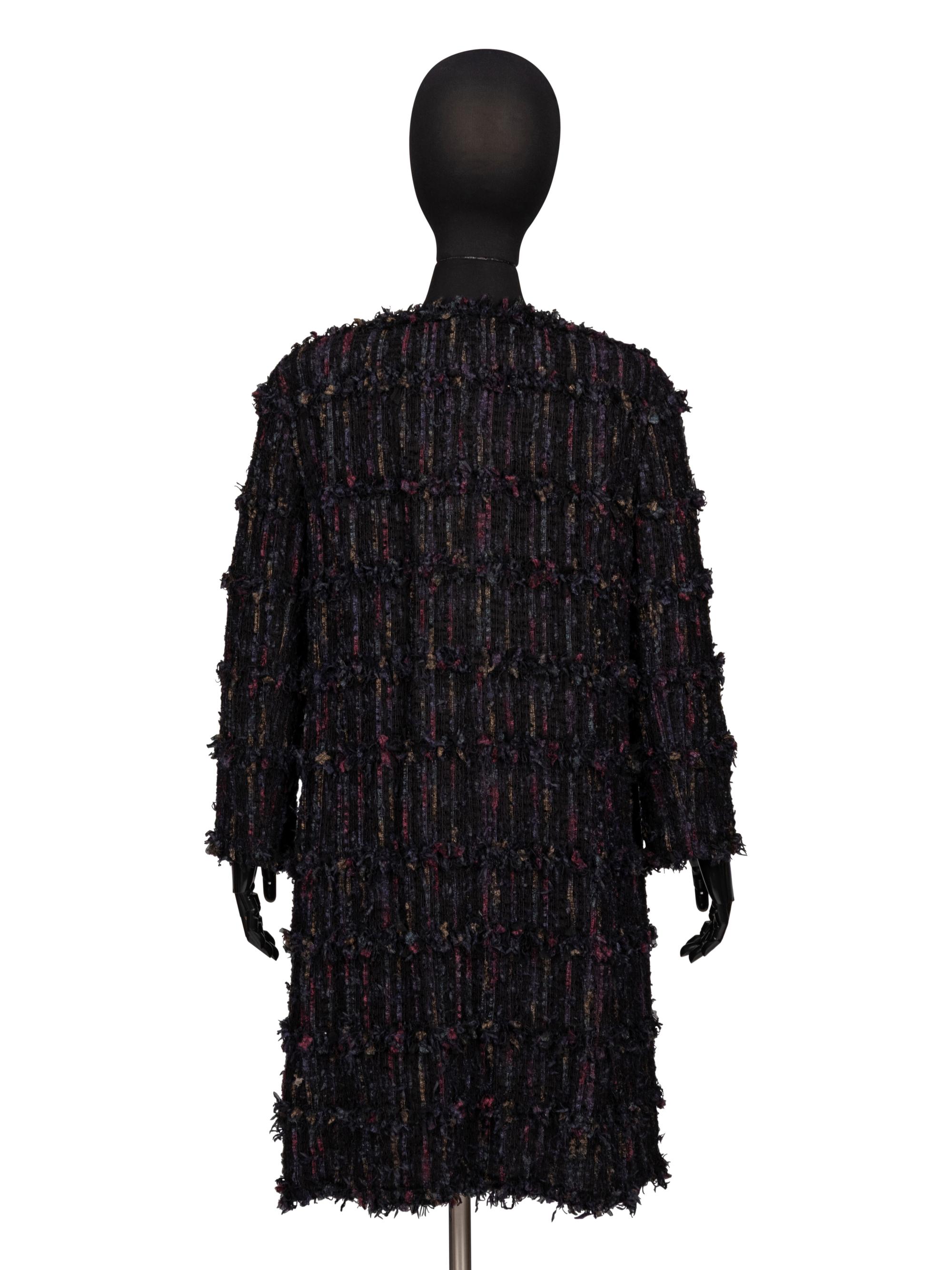 CHANEL, TWEED DUSTER JACKET