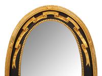 A Continental Parcel Gilt Mirror