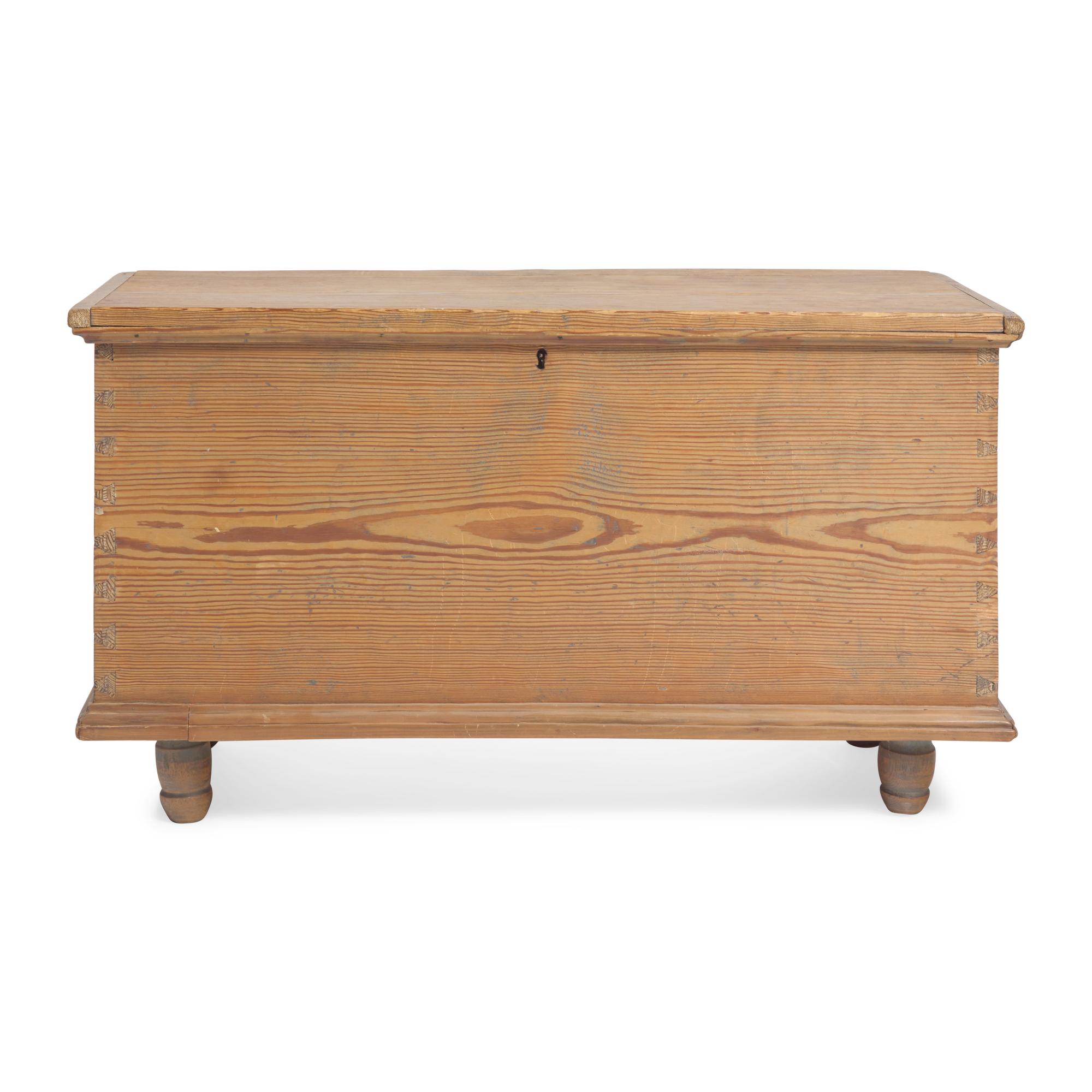 A Southern Yellow Pine Blanket Chest