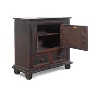 A Charles II Oak Table Cabinet