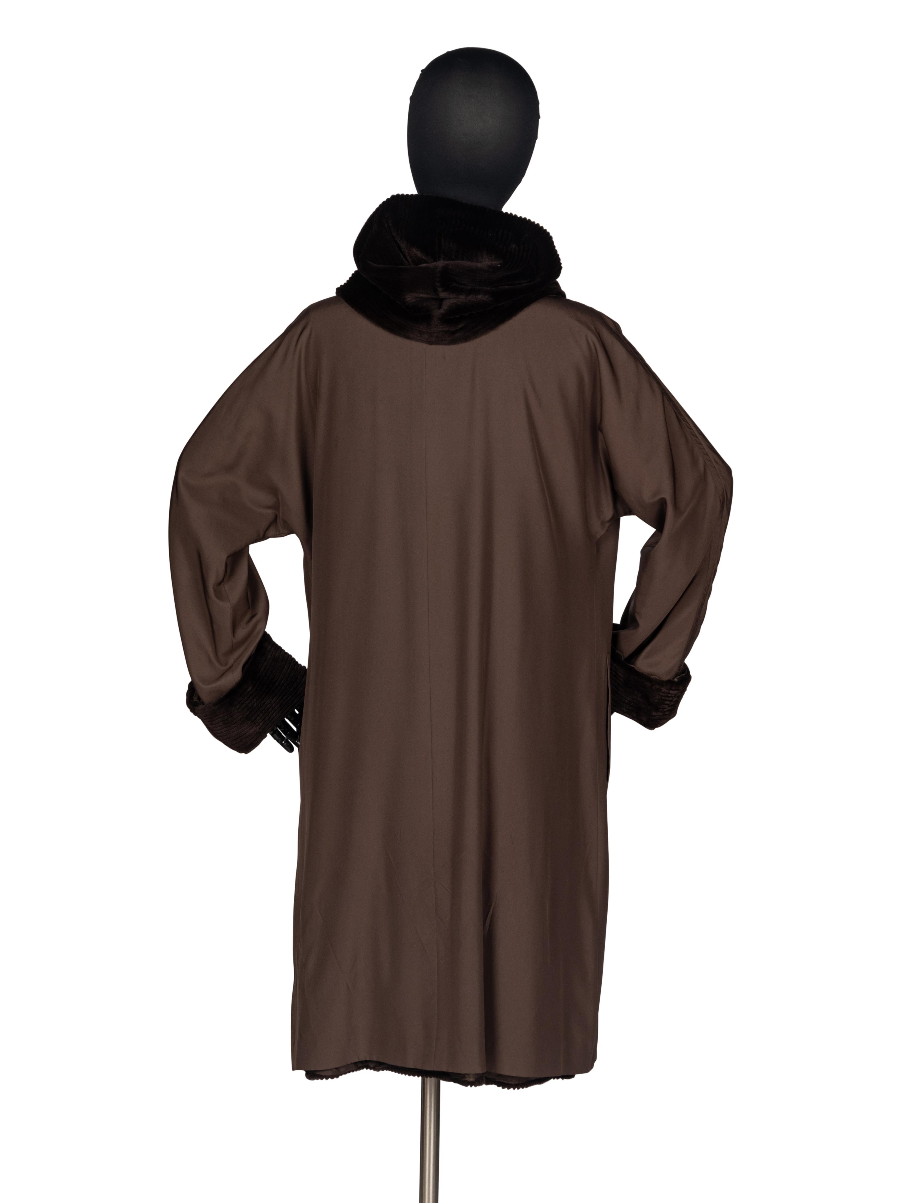 J. Mendel Reversible Sheared Mink Coat