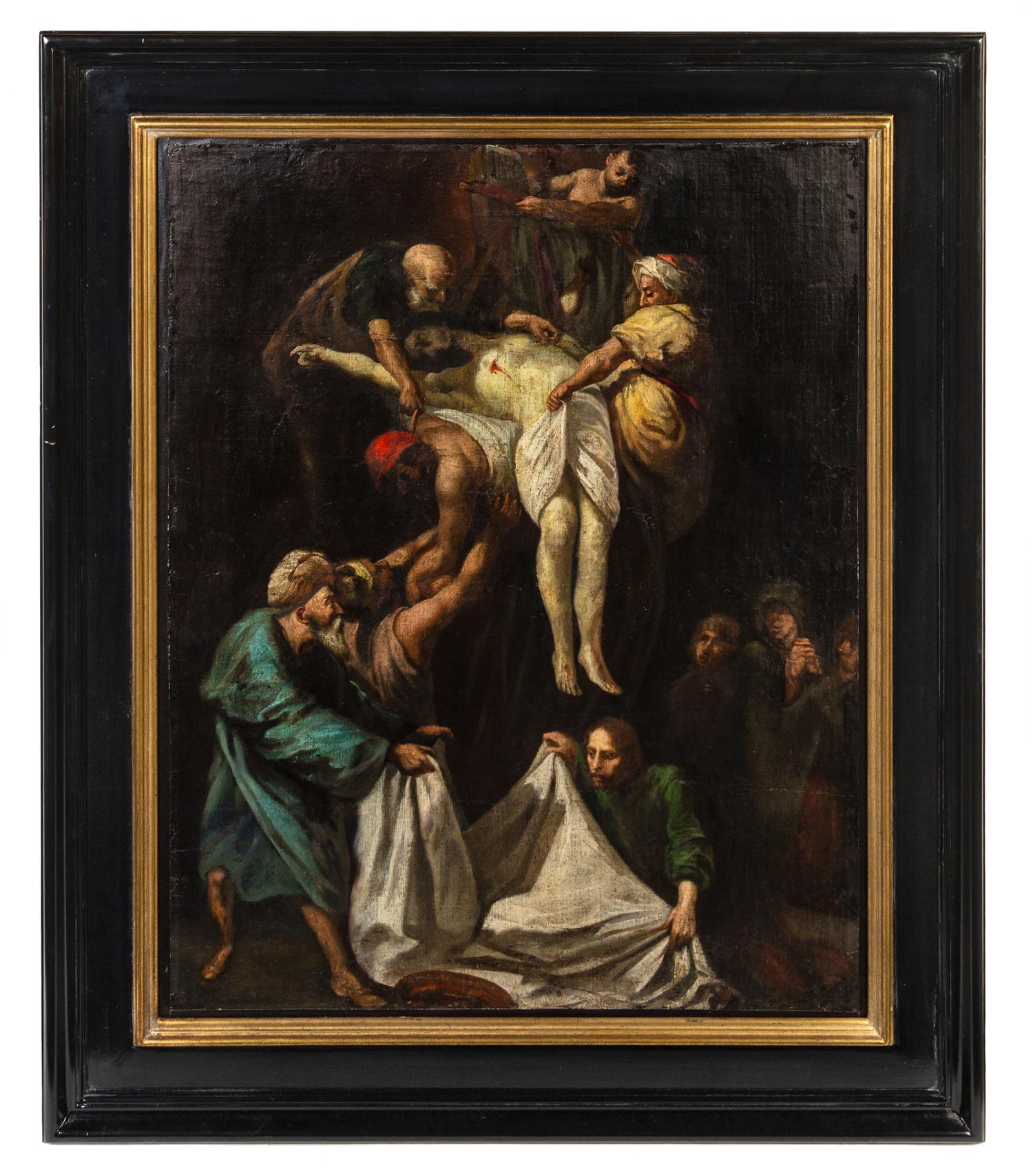 Follower of Jean Jouvenet, (18th Century), The Descent From the Cross