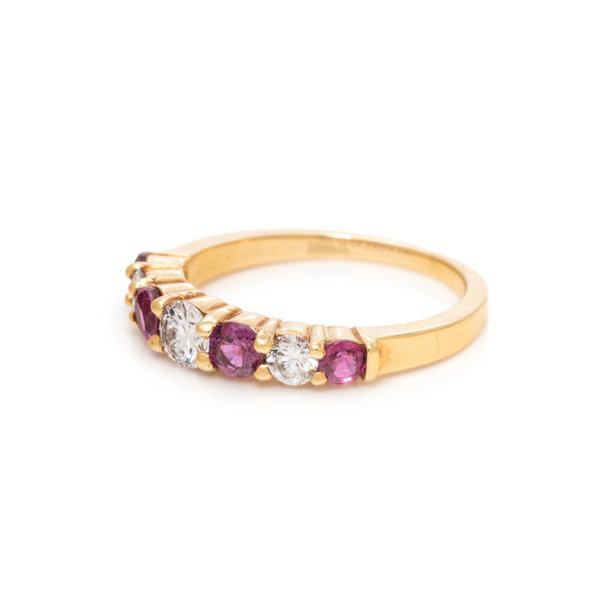 DIAMOND AND RUBY RING