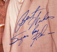 A Group of Two Boxing Champion Sugar Ray Robinson Signed Autograph Photographs,