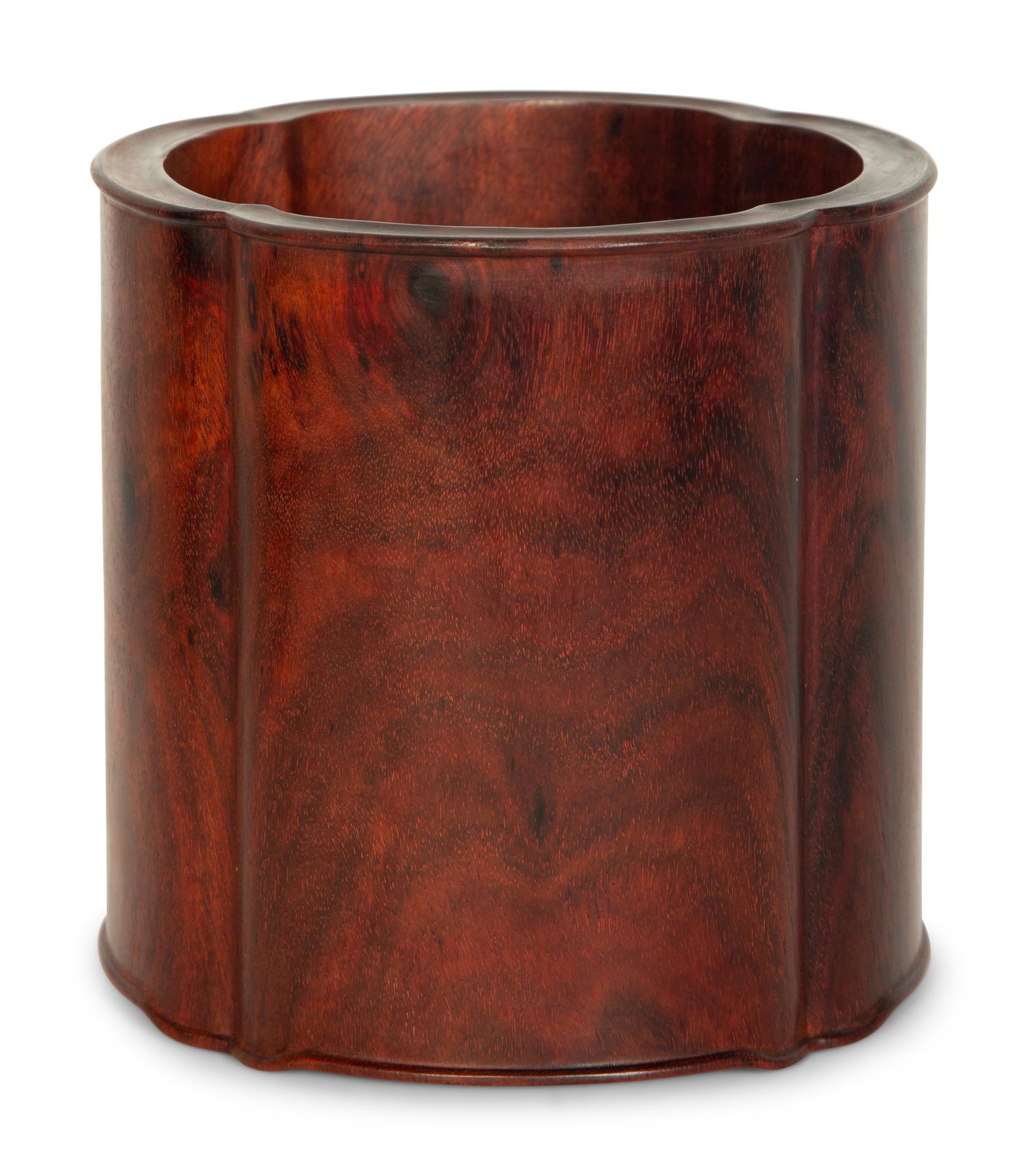 A Chinese Huanghuali Brushpot