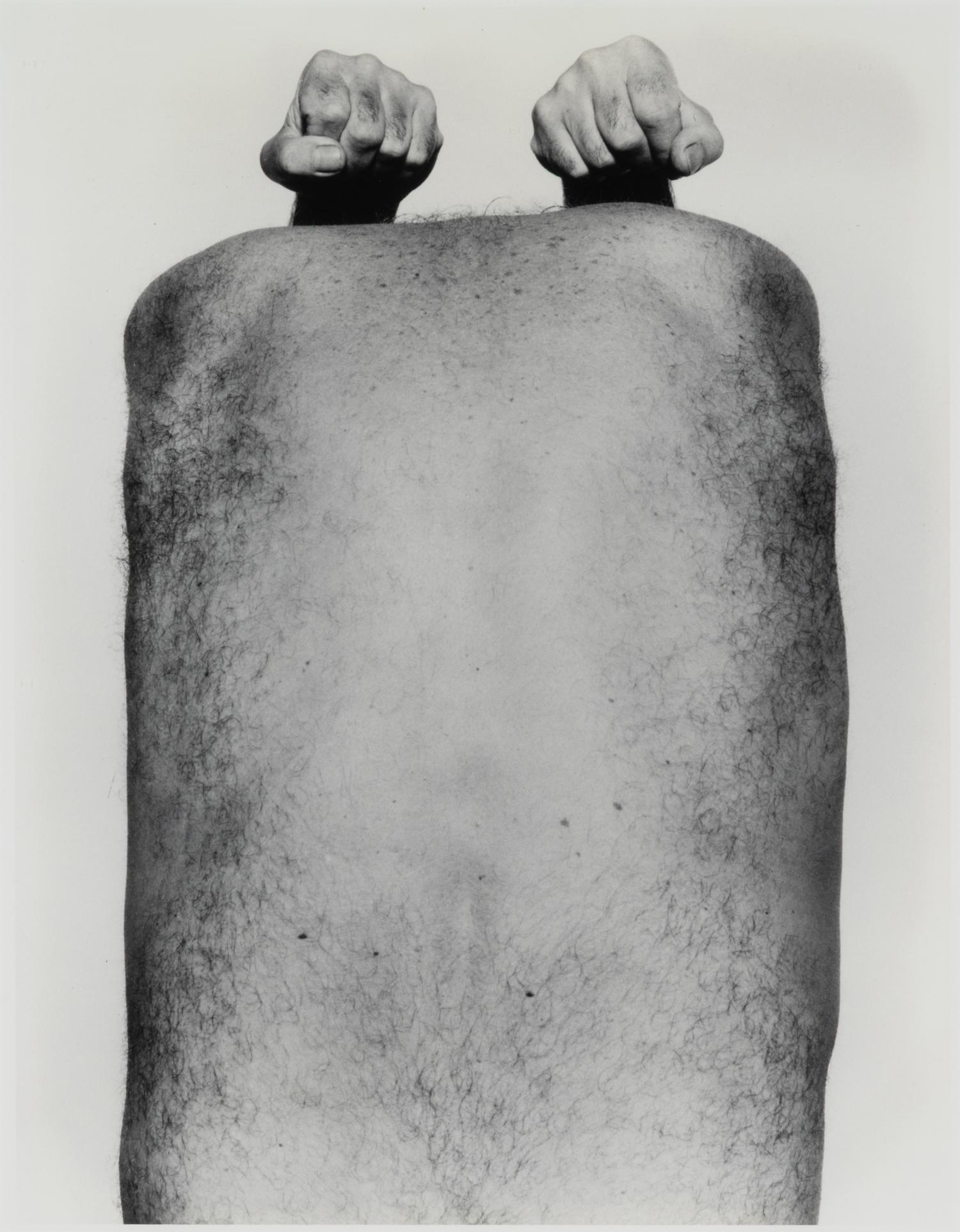 Self Portrait (Back with Arms Above), 1984