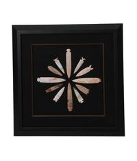 Four Framed Groups of Arrowheads Height 17 1/4 x width 17 1/4 inches (each)