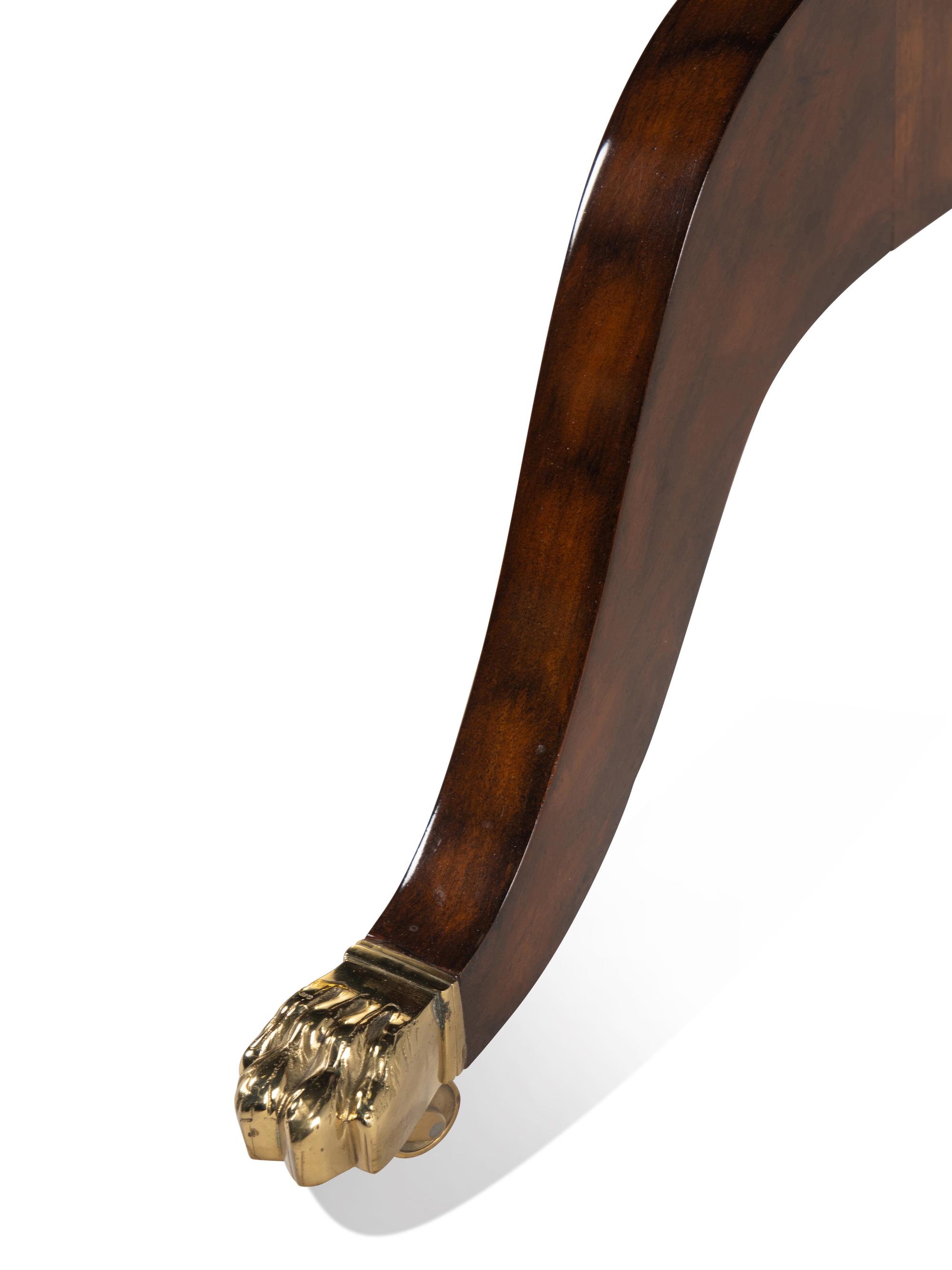 A Regency Style Walnut Game Table