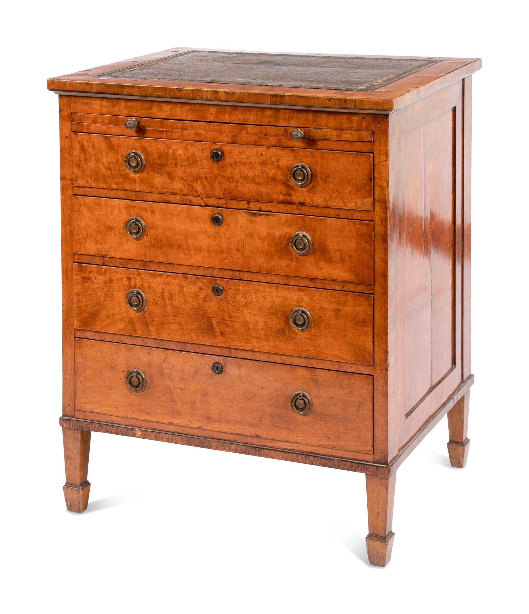 An English Mahogany Small Chest of Drawers