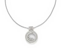 WHITE GOLD AND DIAMOND PENDANT/NECKLACE