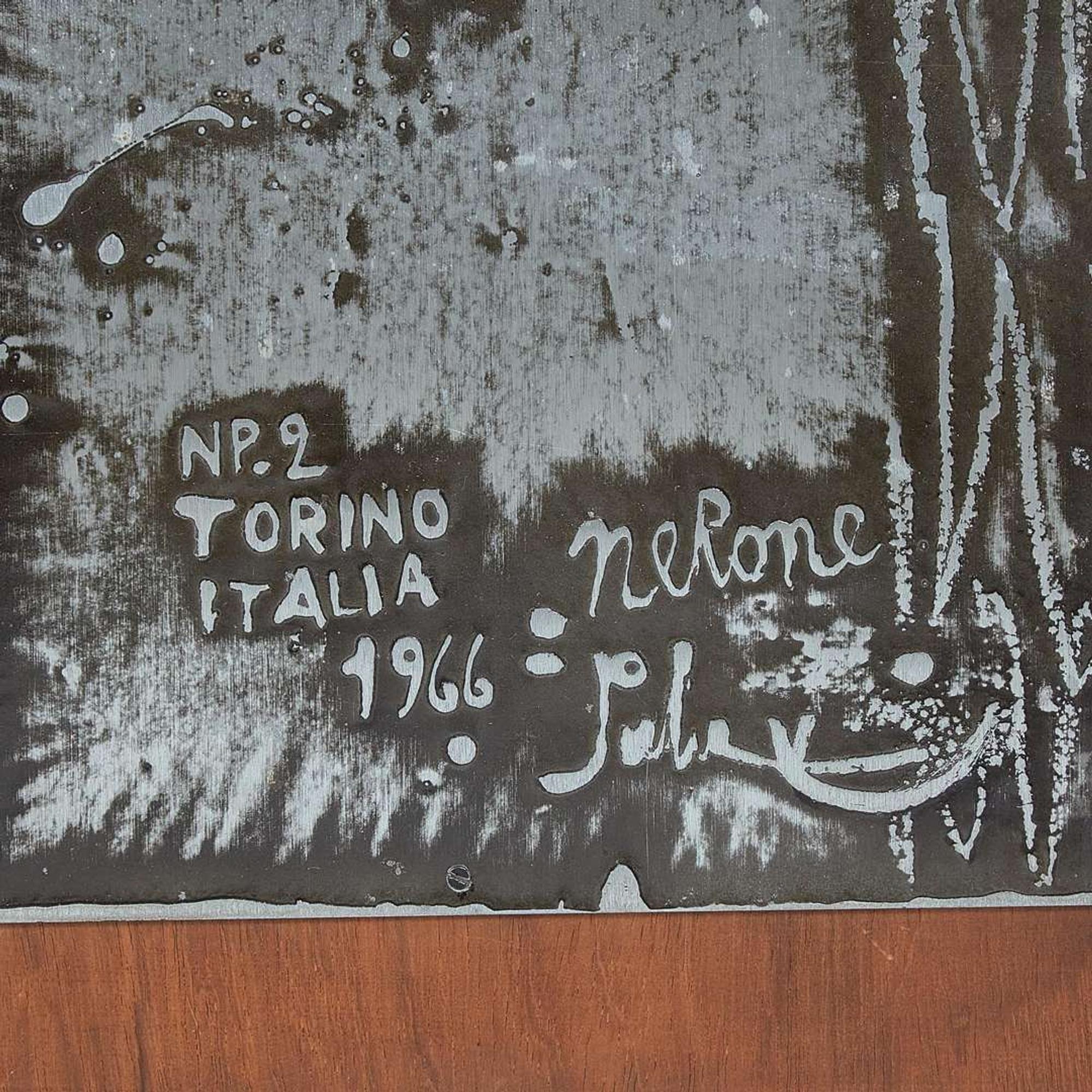 Giuseppe Nerone and Gianni Patuzzi (Italian, 20th century) Untitled (Two Wall Panels), Gruppo NP2, Italy, 1966