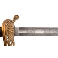 Combination French Hilt Schuyler, Hartley & Graham Officer's Sword Inscribed to Lt. Mason Rea 24th Mass. Infantry - KIA at Drewy's Bluff