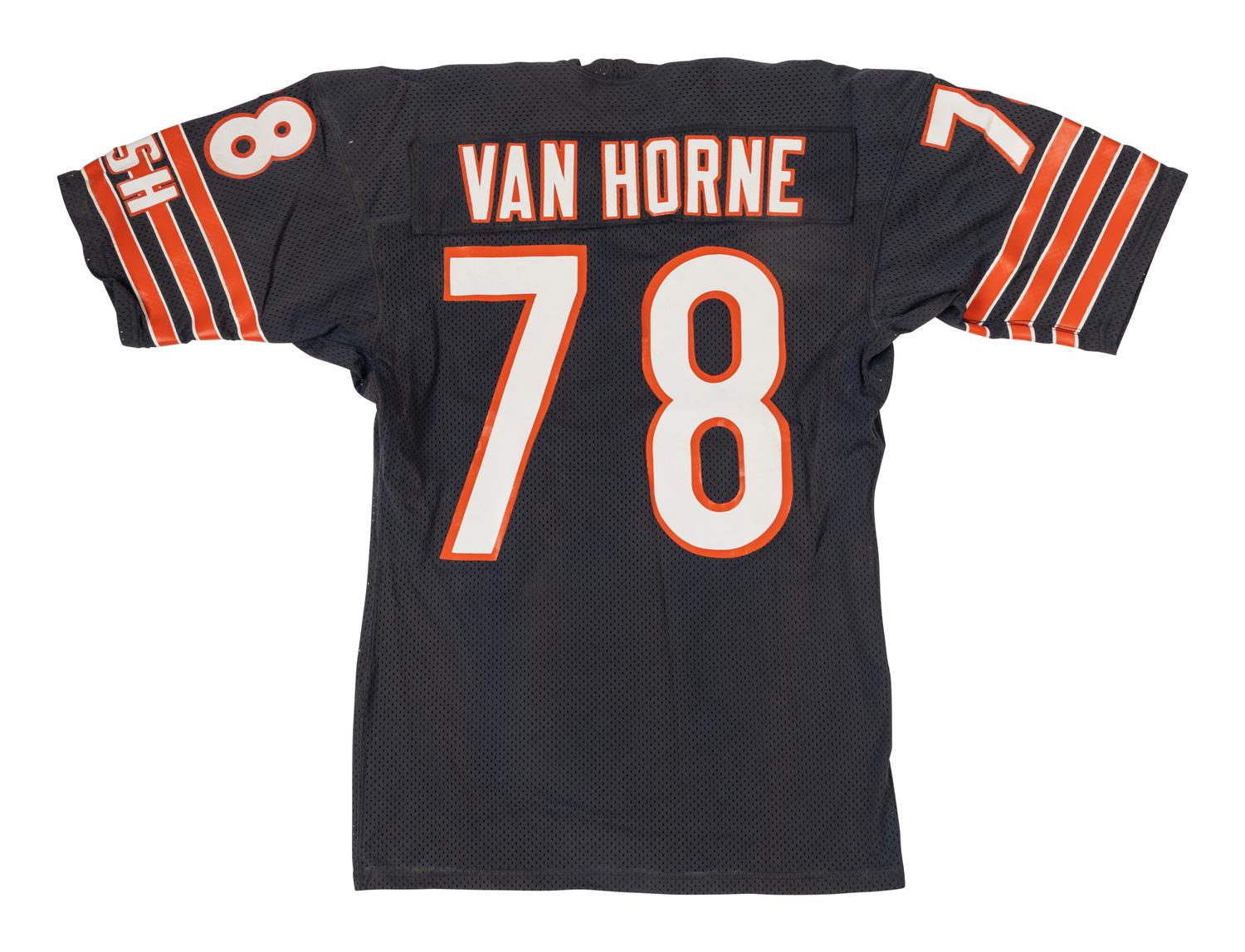 A Group of Two Vintage Chicago Bears Wilson Football Jerseys from The Collection of Sports Super Agent Steve Zucker,