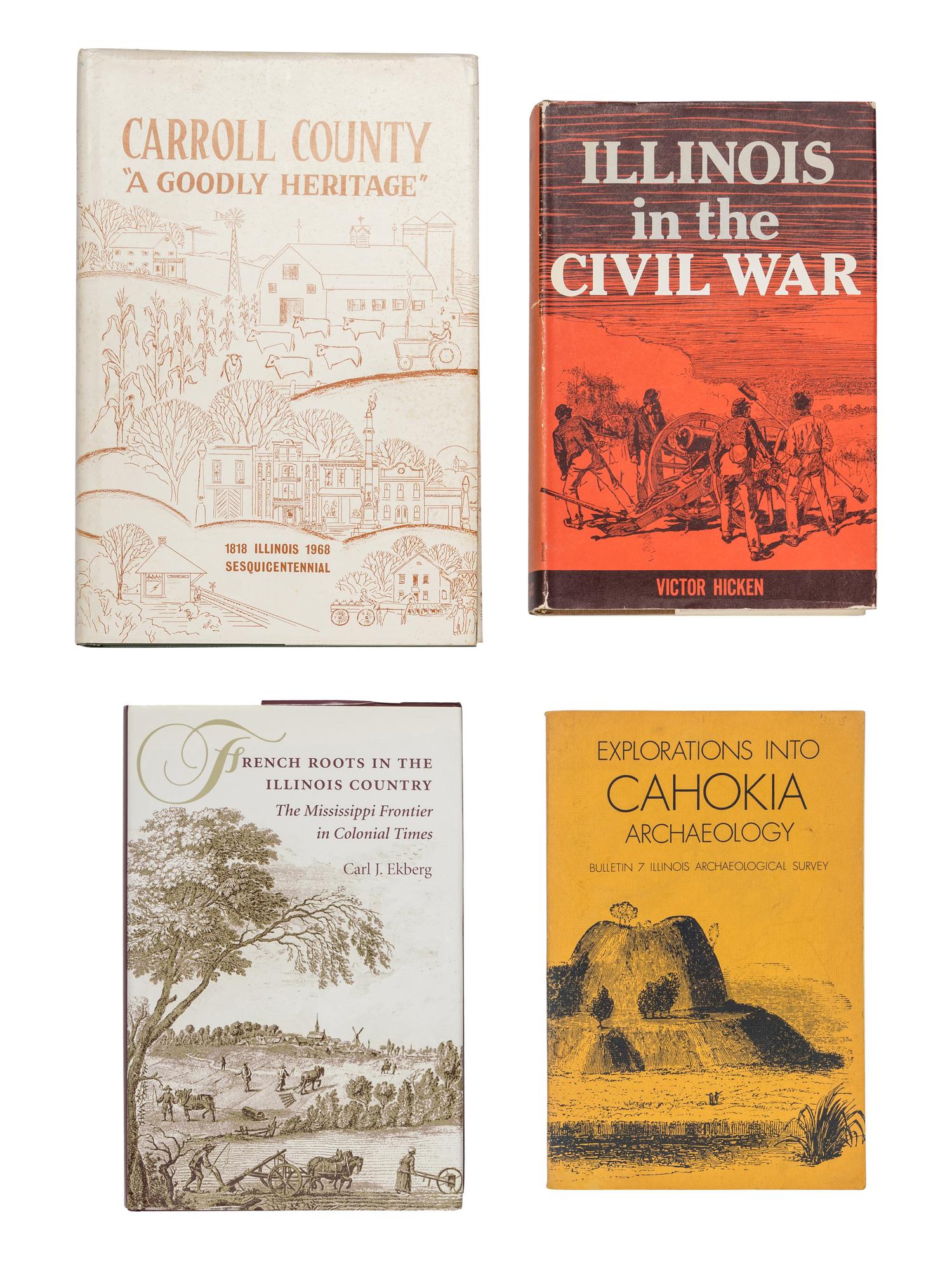 [ILLINOIS]. A group of 53 works, including: