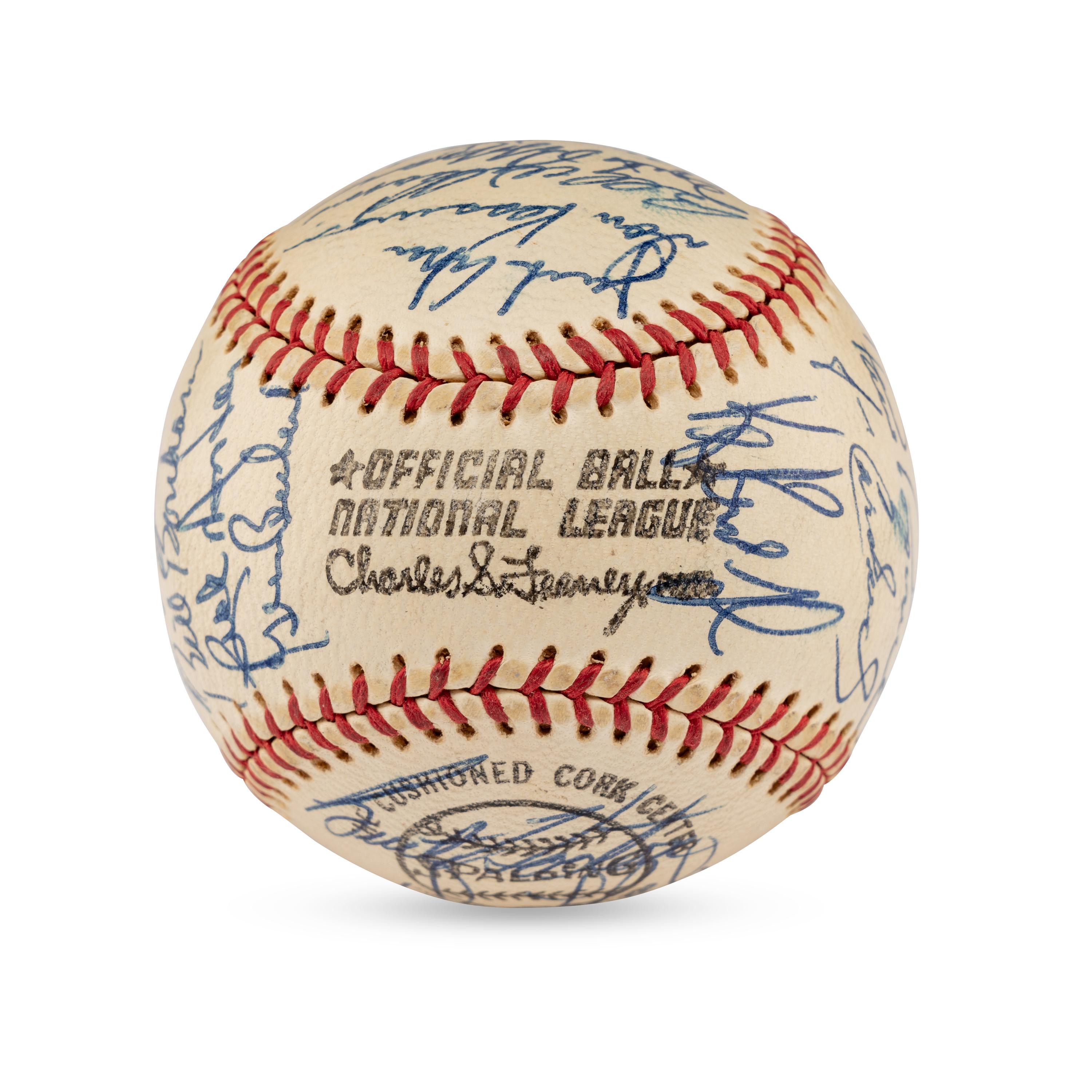 A Group of Two 1973 Chicago Cubs Team Signed Autograph Baseballs