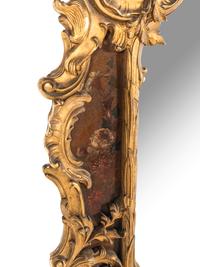 An Italian Rococo Style Giltwood Mirror