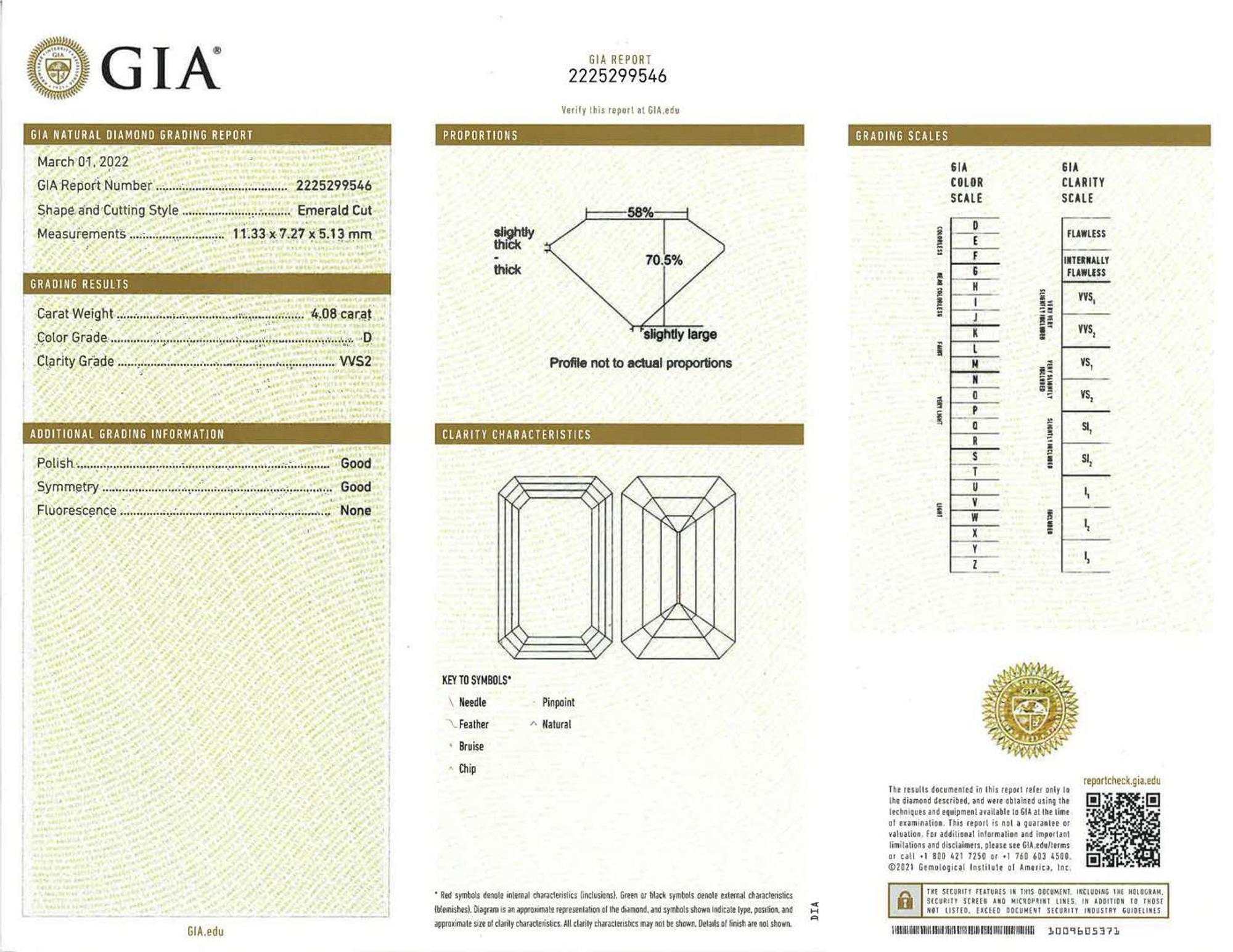 An unmounted diamond