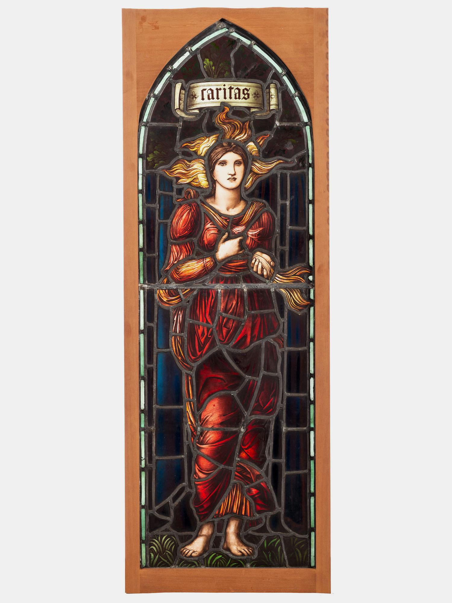 Caritas Stained Glass Window