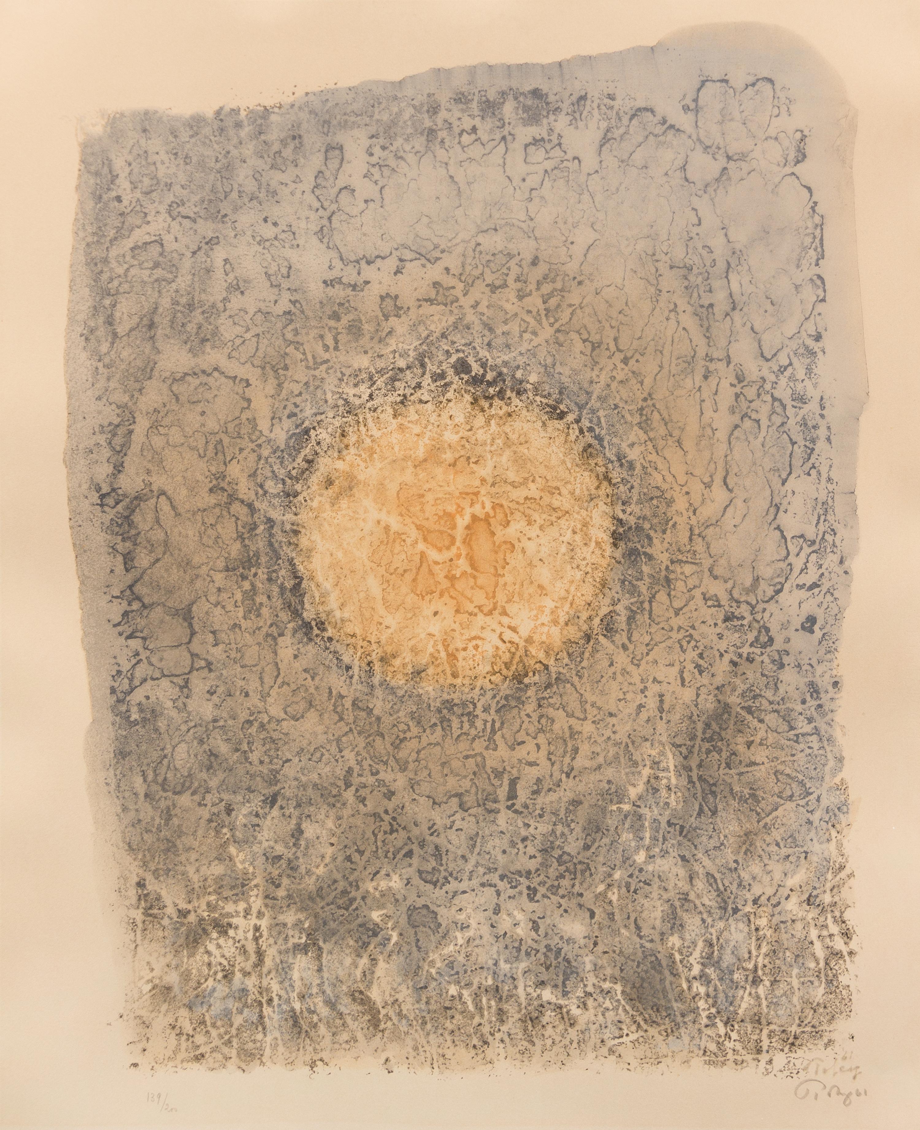 Mark Tobey, (American, 1890-1976), Louvre, 1961