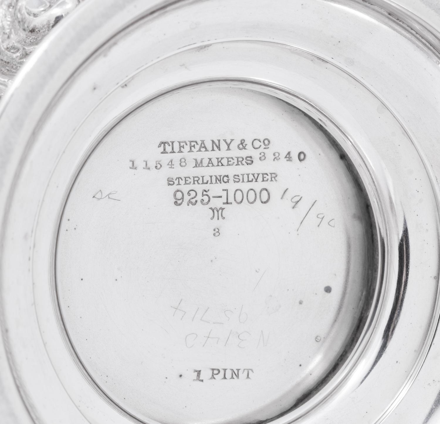 A Tiffany & Co. Silver Three-Piece Coffee Service