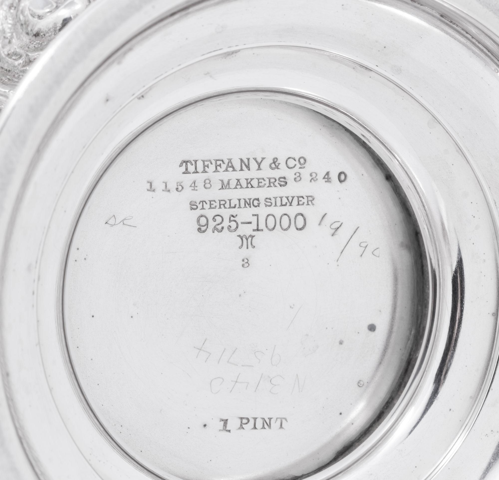 A Tiffany & Co. Silver Three-Piece Coffee Service