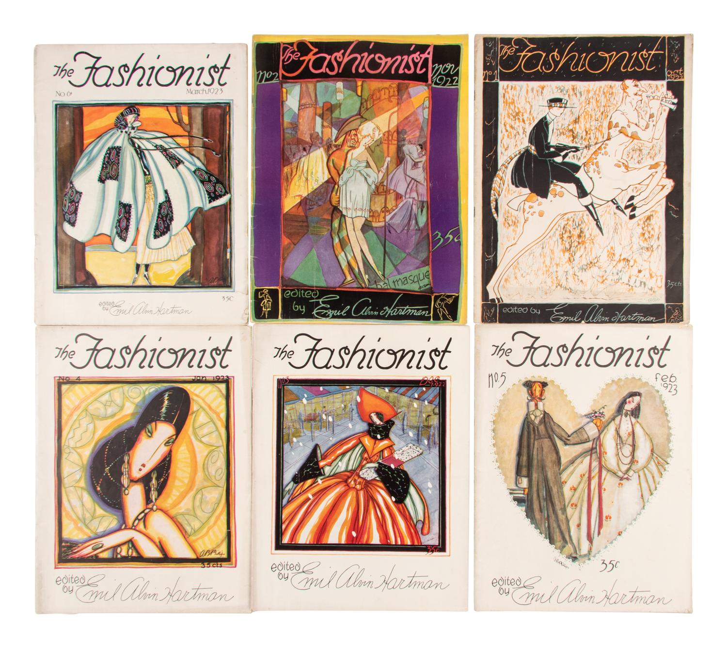 Six Issues of The Fashionist Magazine, 1922-1923