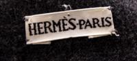 An Hermès Grey Wool Sheath Skirt, Size 46.