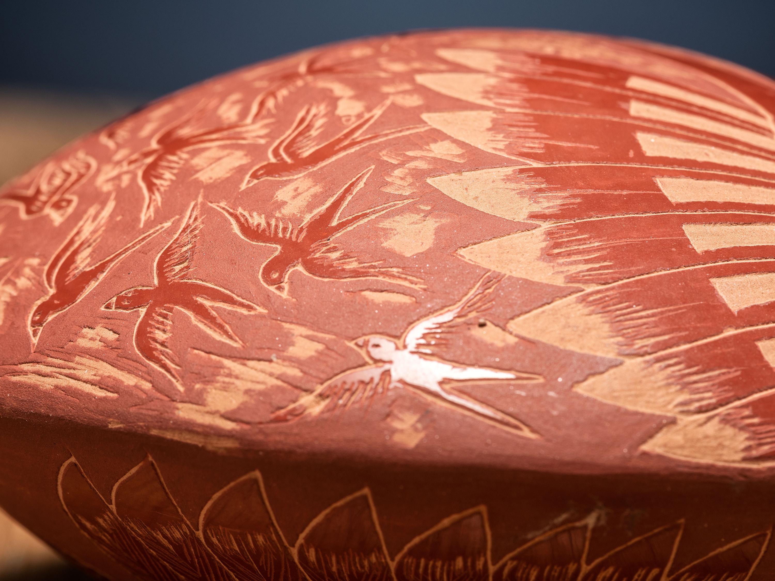 Redware Sgraffito Pottery