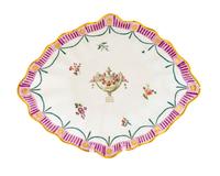 A Chelsea Porcelain Diamond-shape Dish — C. 1775