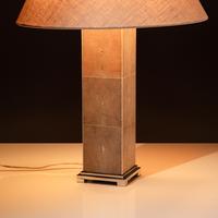 Shagreen table lamp, c. 1985