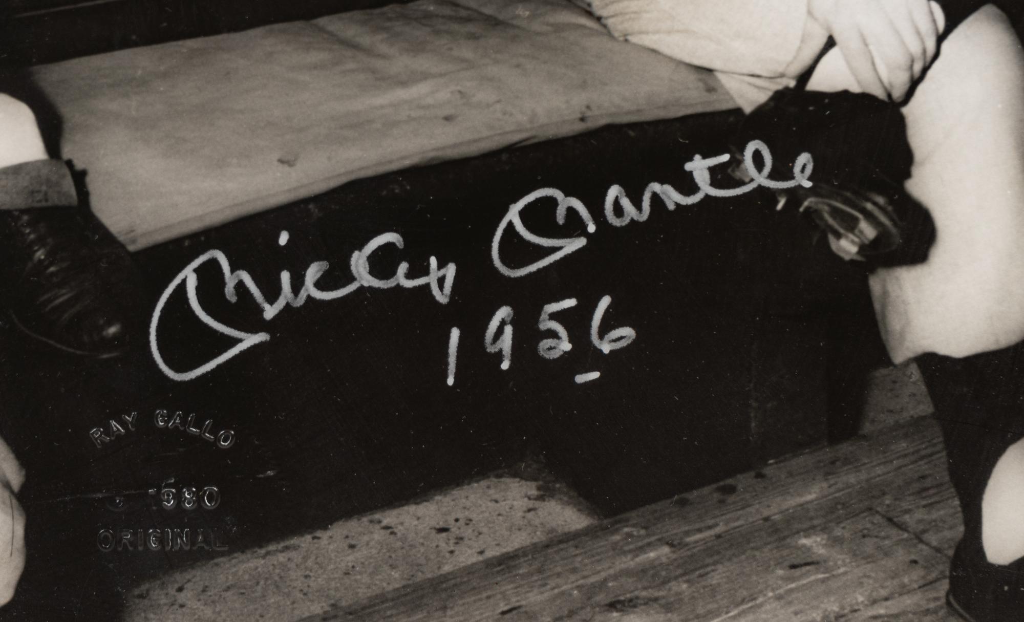 A Mickey Mantle Signed Autographed Ray Gallo Photo (BAS Beckett Authentication Services Certified),