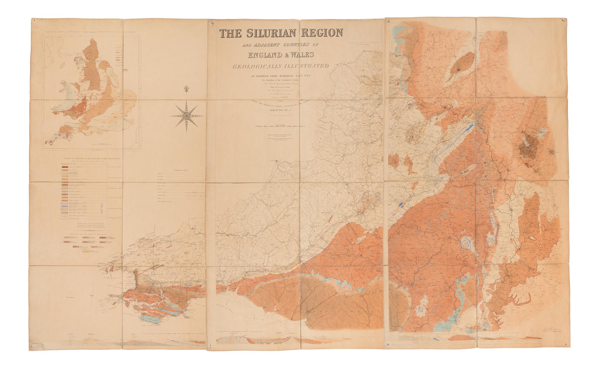 MURCHISON, Roderick Impey, Sir (1792-1871). The Silurian System . London: John Murray, 1839.