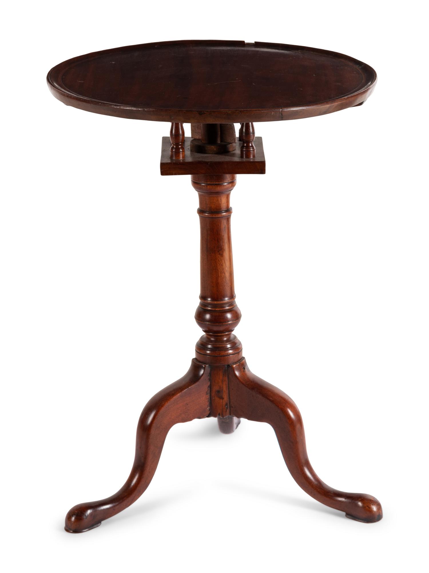 A Philadelphia Mahogany Candle Stand